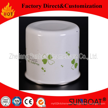 Sunboat Enamel Storage Tank Storage Tank Tea/ Snack Tin